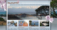 Desktop Screenshot of basunti-yoga-india.co.uk